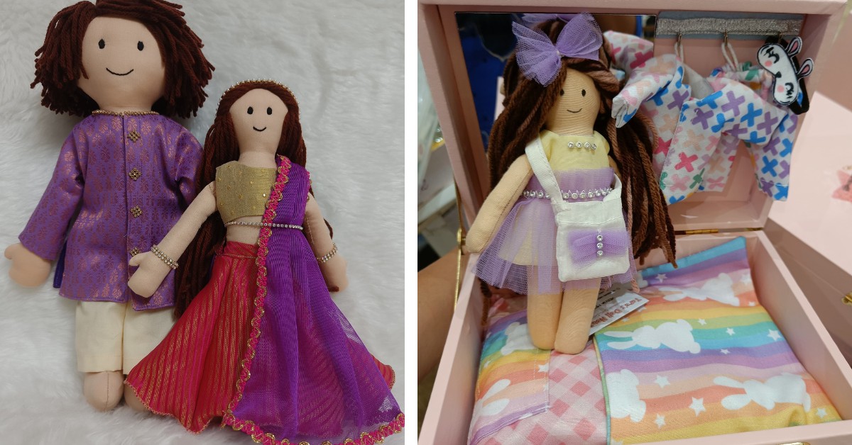 The dolls also offer a cultural story as they combine fashion with tradition