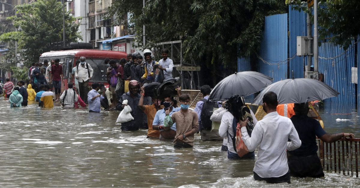 The outdated infrastructure, vanishing wetlands, and climate change are responsible for Mumbai floods during monsoon; Picture source: AccuWeather