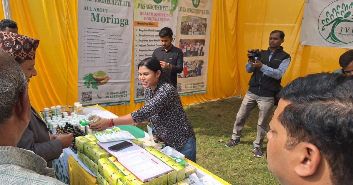 Kamini shifted from research to farming, using moringa to help farmers boost their incomes.
