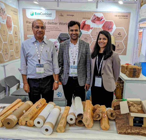 All the family members worked together to build their brand 'EcoCushion Paper'