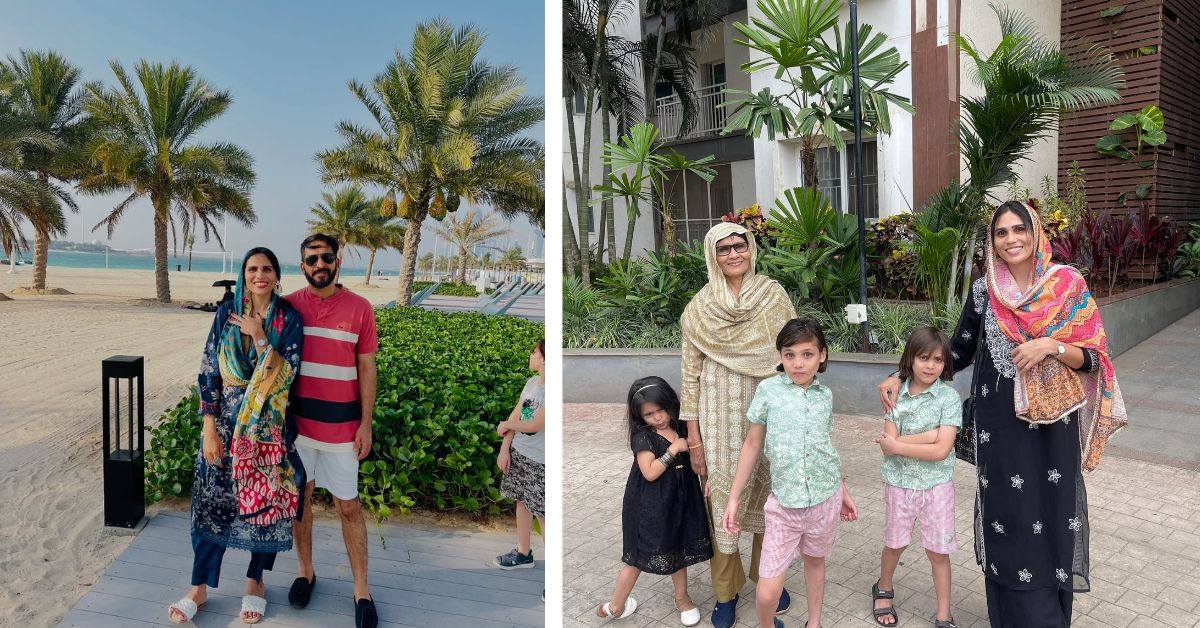 Naaji with her family