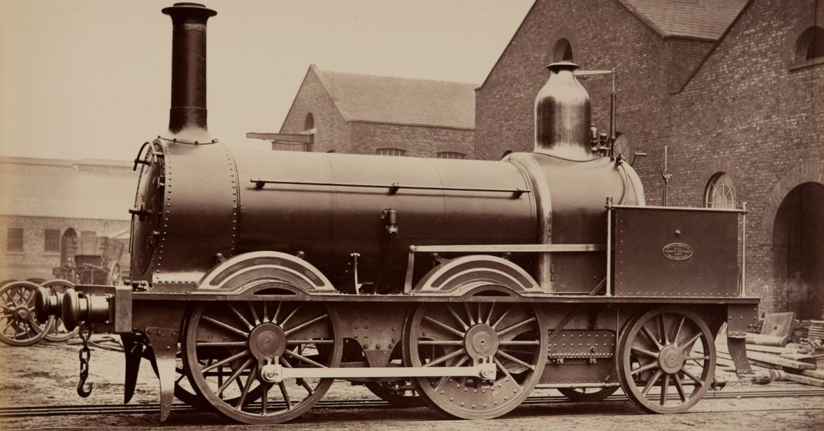 Image of a train in Madras