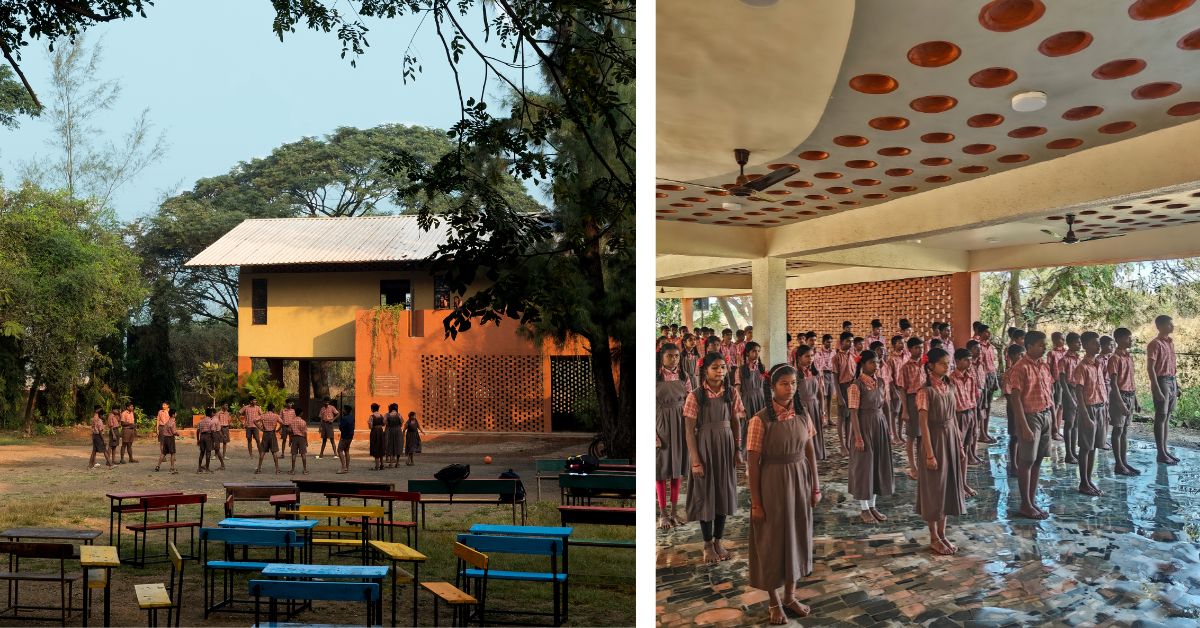 Students in the morning assembly