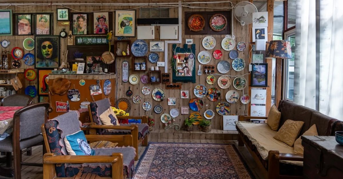 living room at Gone Fishing Cottages