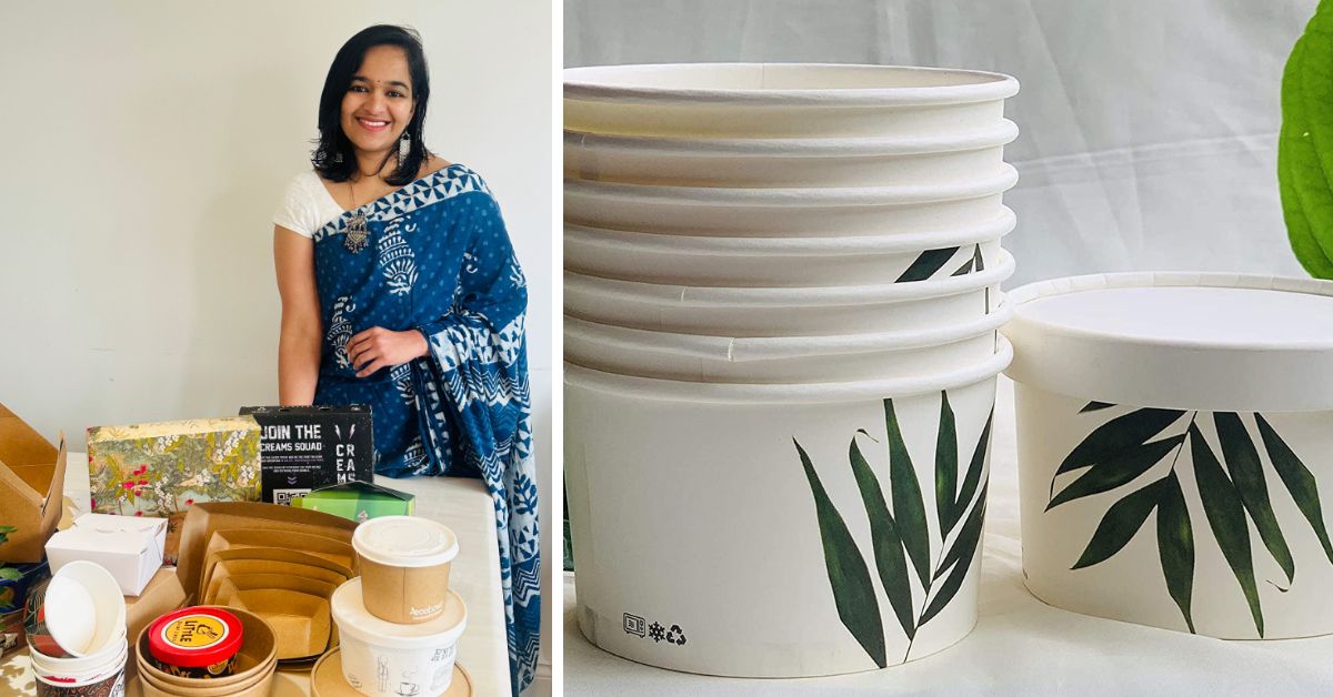 Aecoz makes compostable, leak-proof food containers from crop waste — built to suit Indian meals.