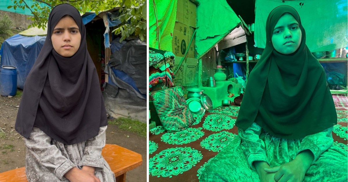 Cut off by snowfall, studying alone in a tent, Shabnam relied only on her textbooks.