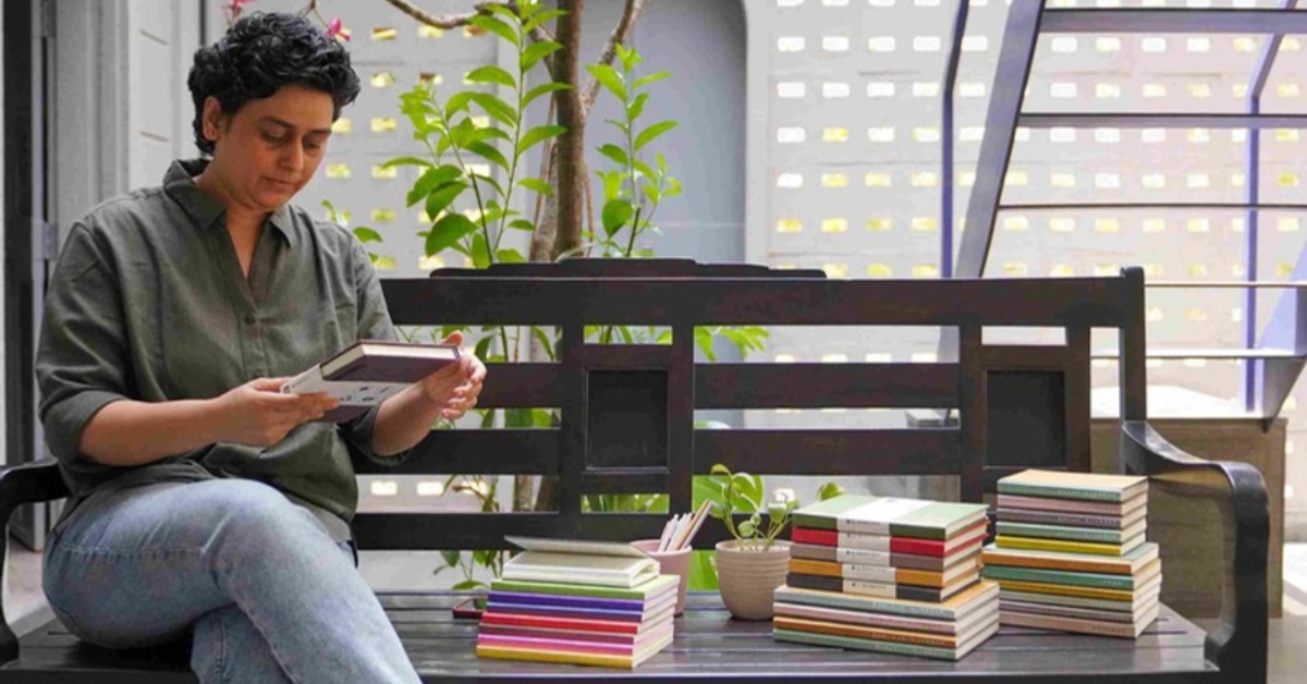 Surrounded by banana plantations and textile factories in Gujarat, Ritu noticed the waste materials and wanted to do something with them