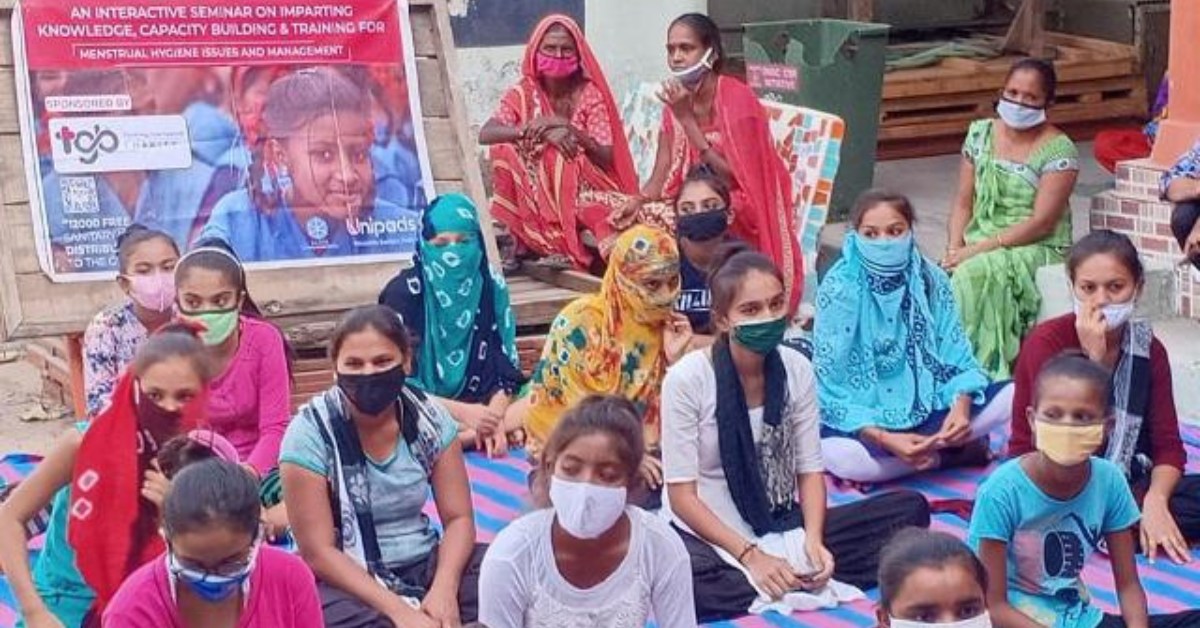 Unipads conducted awareness camps on menstrual health in schools and villages in rural areas, where the topic is rarely discussed.