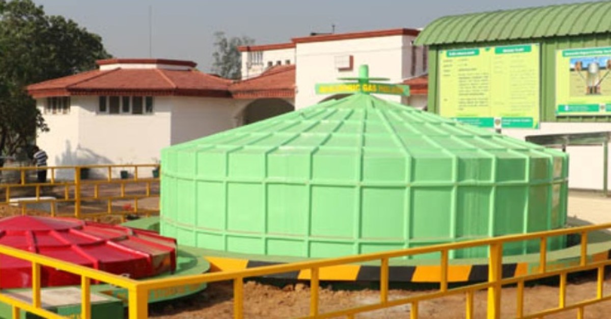 Hand in Hand India has installed a 100 cu m biogas plant to manage food waste generated by the hotels in Mamallapuram. Picture Credits: Hand in Hand India