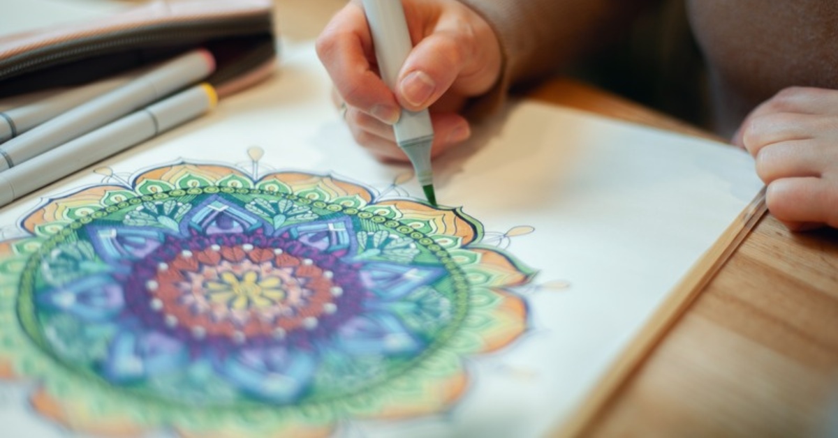 Practising Mandala art can help shift focus from digital noise to mindful calm — giving your brain a much-needed break.
