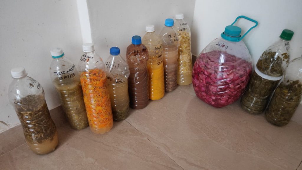 Tightly seal the bottle and store it in a cool place to prepare the chemical-free cleaner; Picture source: Prakriti Ratna