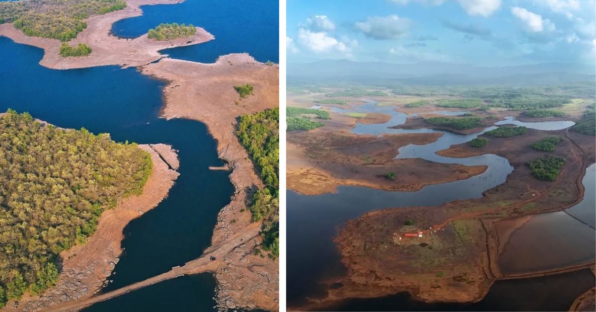 Curdi village in Goa was flooded by the waters of the Silaulim Dam reservoir in 1986, 