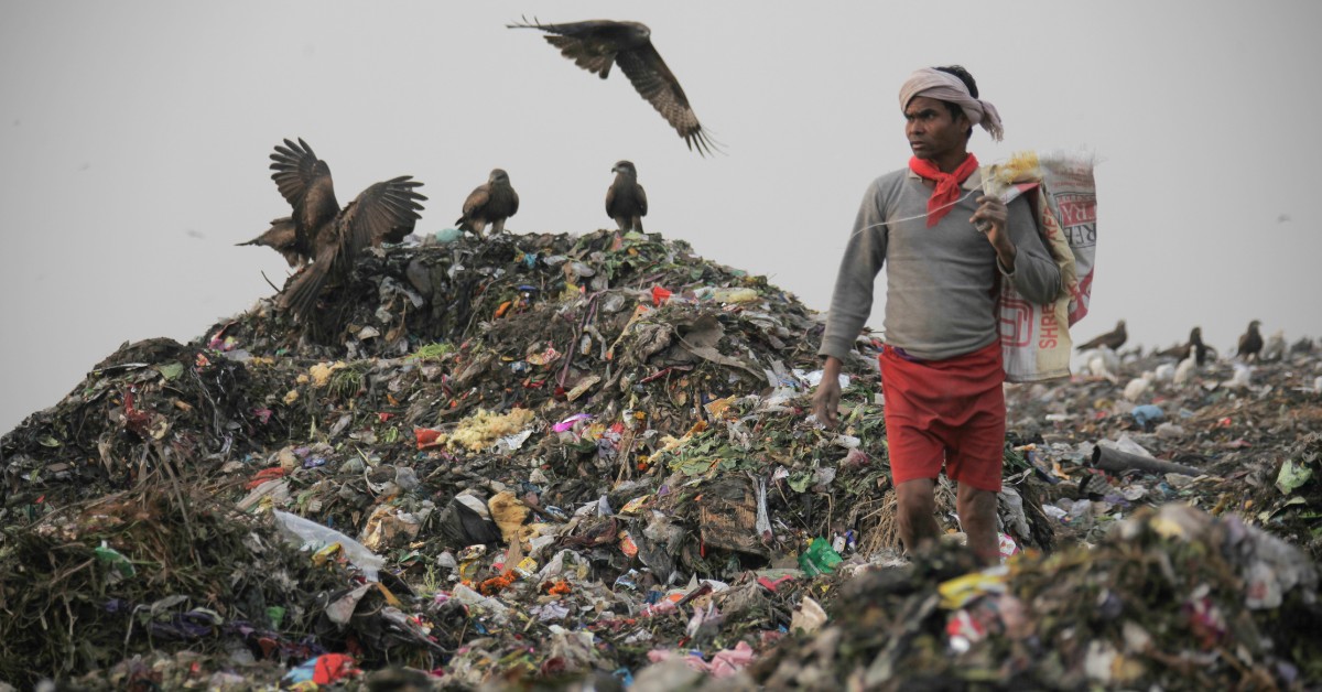 Waste pickers form the backbone of India's recycling system. Picture source: Shutterstock