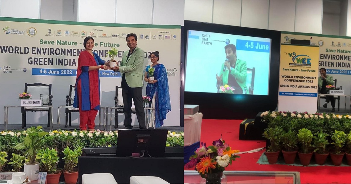At the World Environment Expo, Dr. Ashish Sharma explored how AI, IoT, and blockchain can boost urban ecological resilience through nature-based solutions.