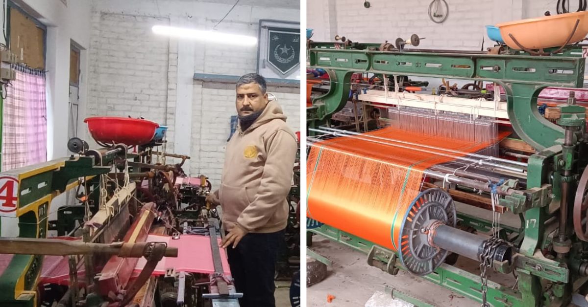 Khush Naseeb's family has been engaged in the handloom business ever since independence 
