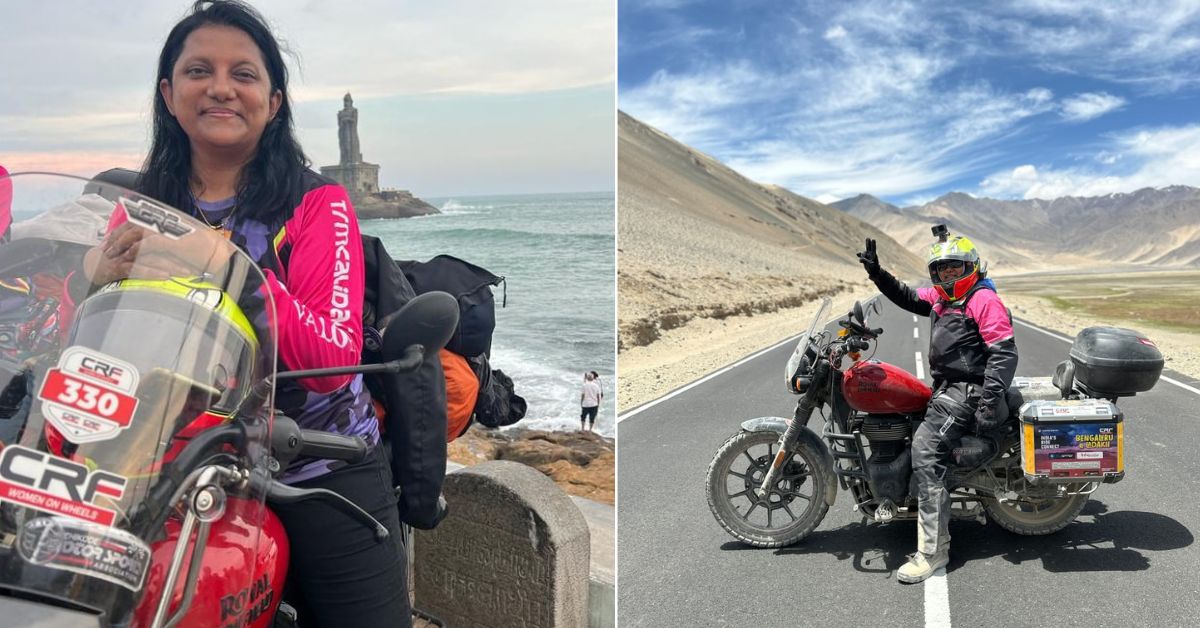 Seema says riding gives her confidence and strength.