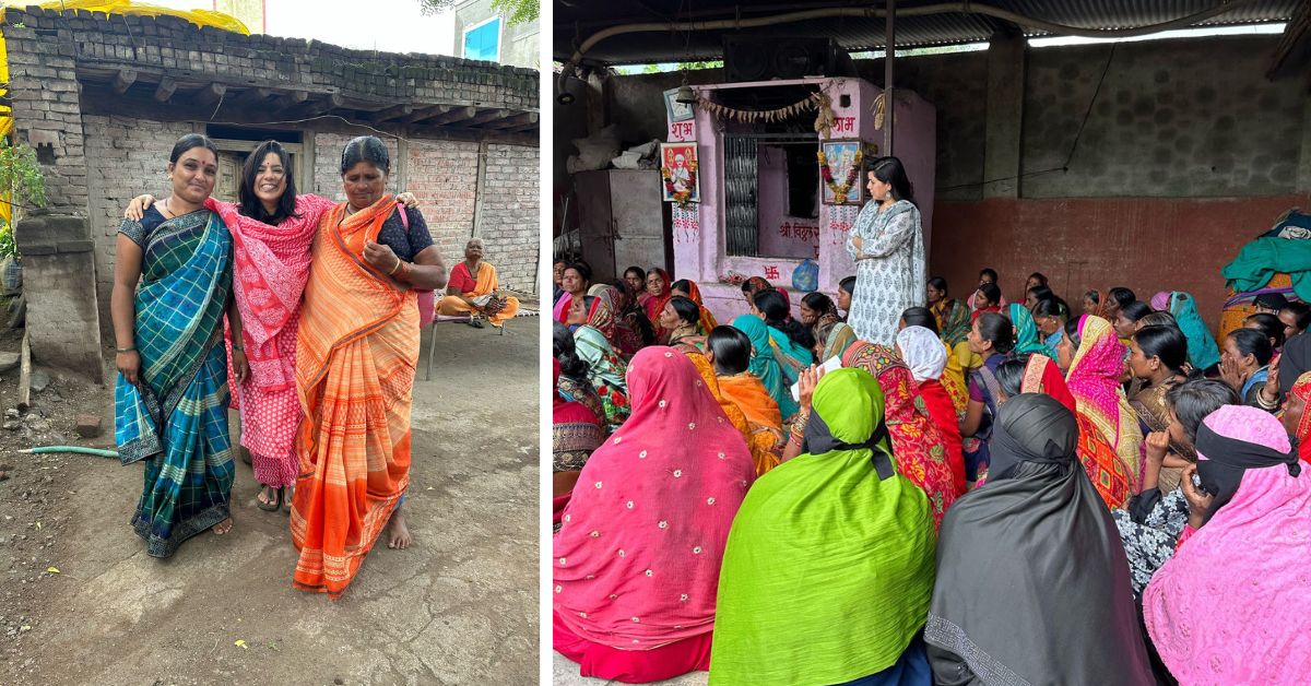 Through sit downs with the village people of Pachegaon, Rajshri Deshpande was able to disset the problems around water crisis, education and more 
