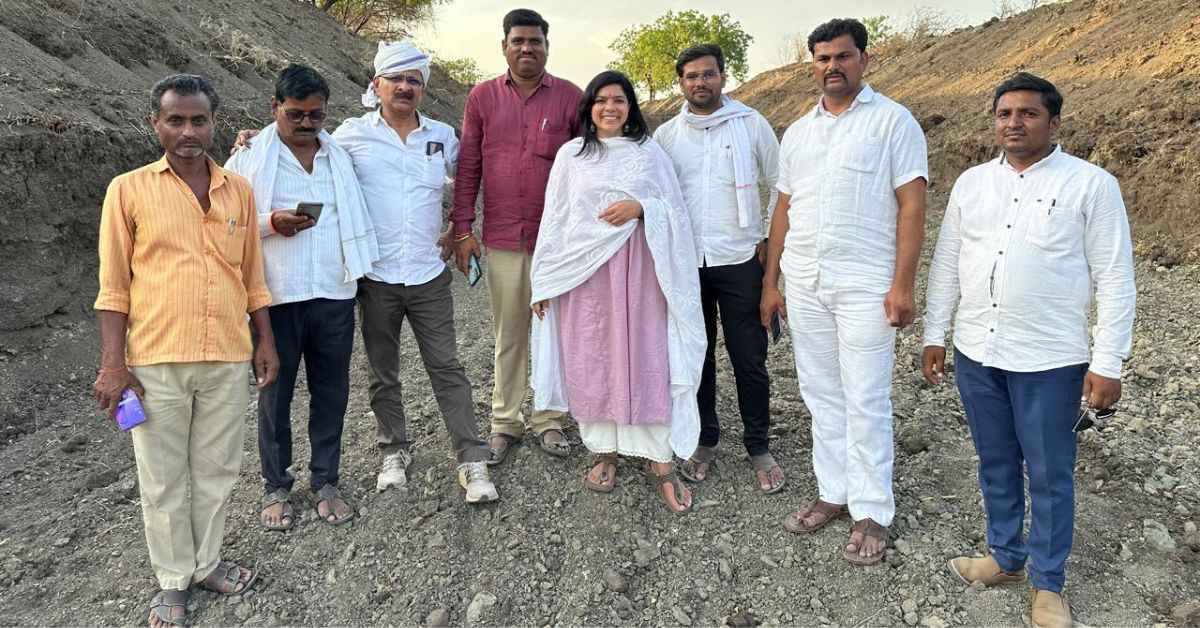 Nabhangan Foundation, led by Rajshri Deshpande (centre) is an NGO working to empower villages and make them self-reliant, 