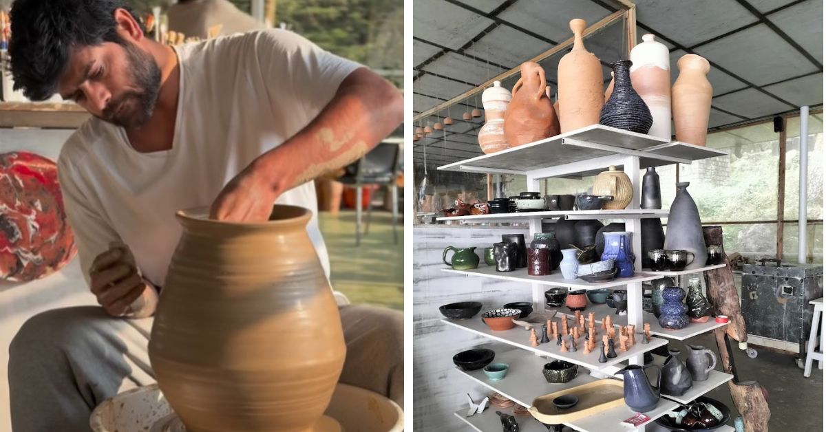 The Dharamkot Studio is a picturesque spot for pottery lovers to learn the nuances of the wheel,