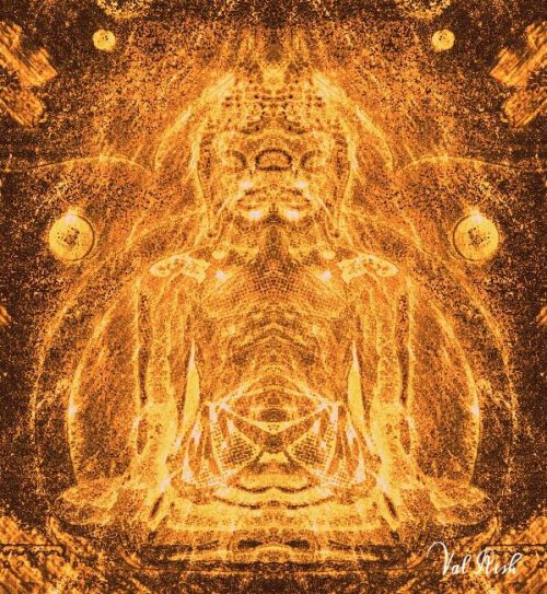 Twin Buddha – A manifestation after the mantra ‘Om Mani Padme Hum’.