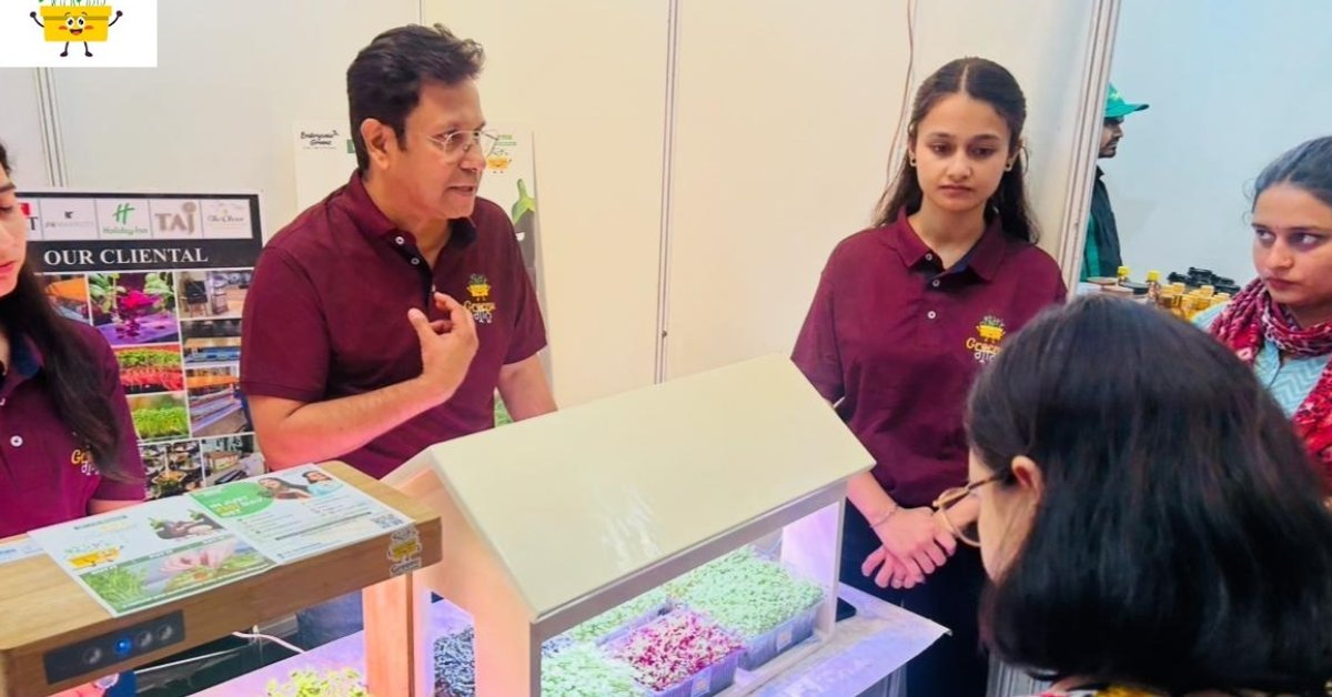 Mohit's business started to grow once he explained to everyone the benefits of microgreens
