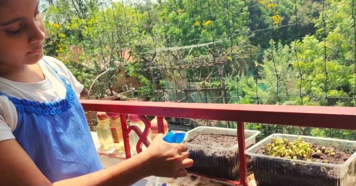 Give children regular and simple tasks such as watering or removing weeds; Picture source: ScooNews