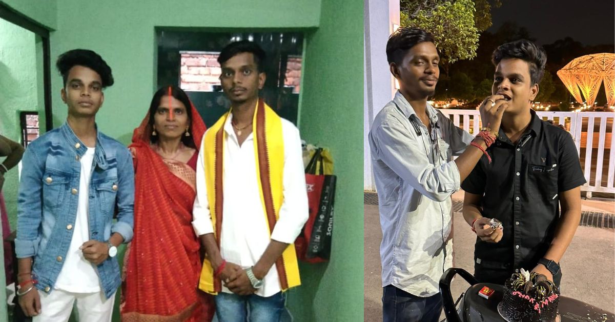 Rohit celebrating with his family after the announcement of NEET UG results 2025.