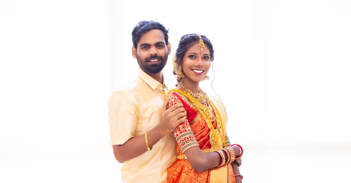 Uma Ram and her husband