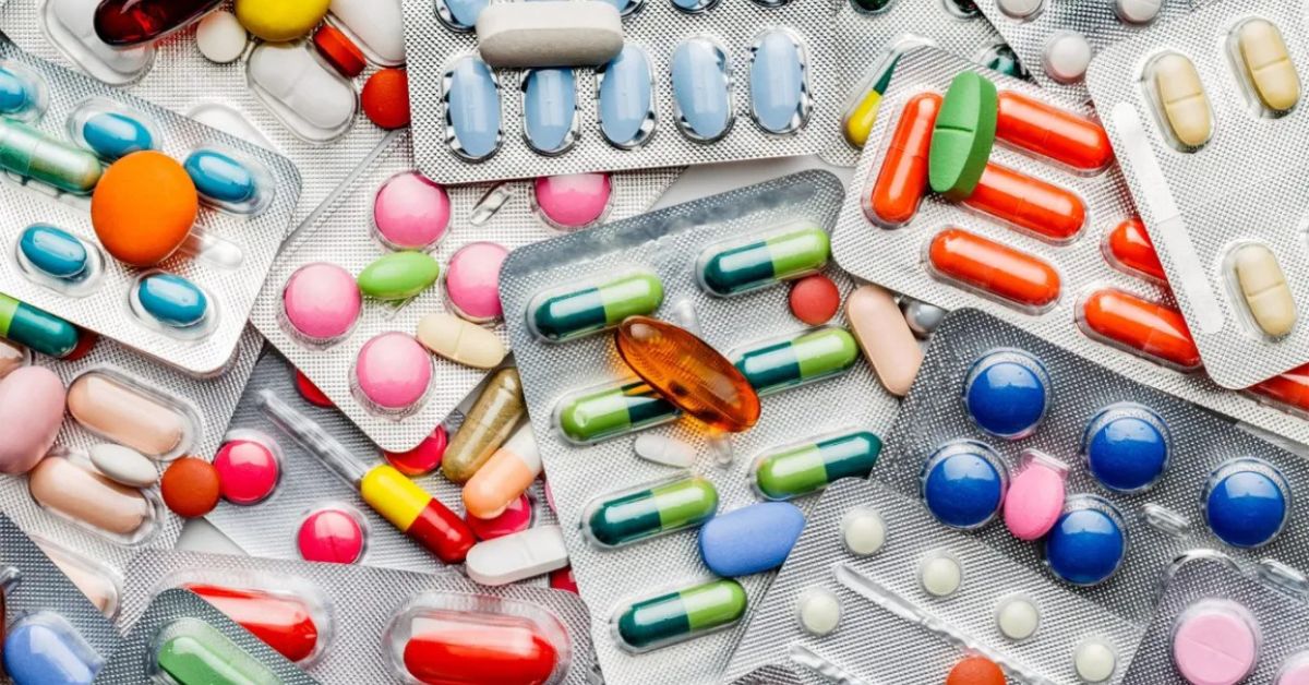 medicines and capsules