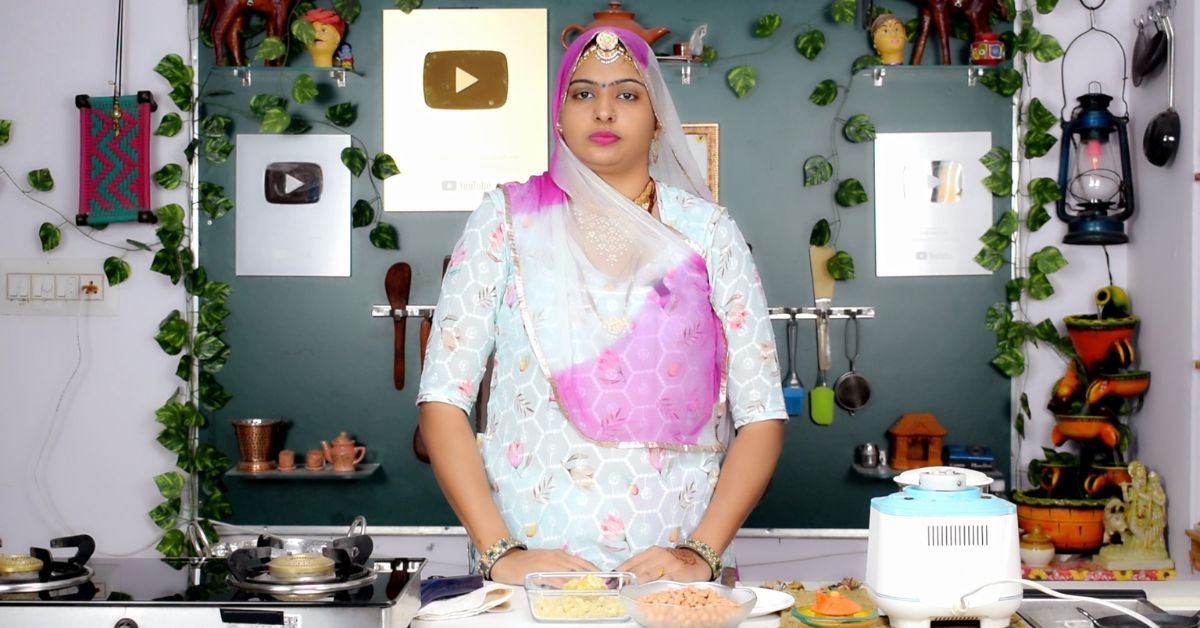 Kaushalya recording content for her subscribers