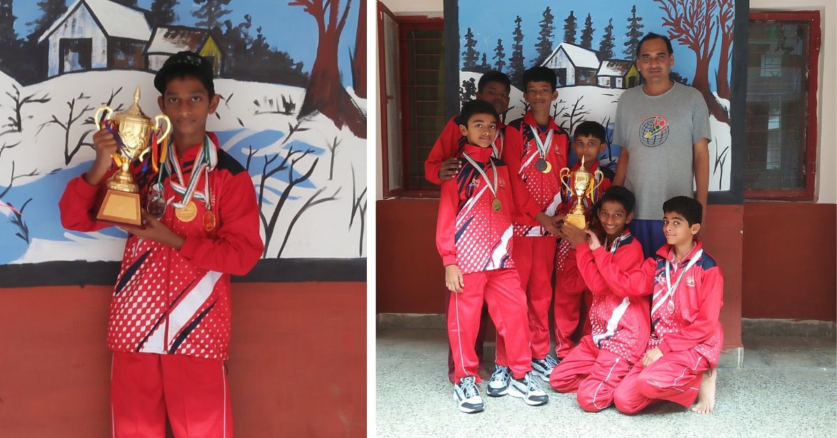 Praveen Gupta dring his school days