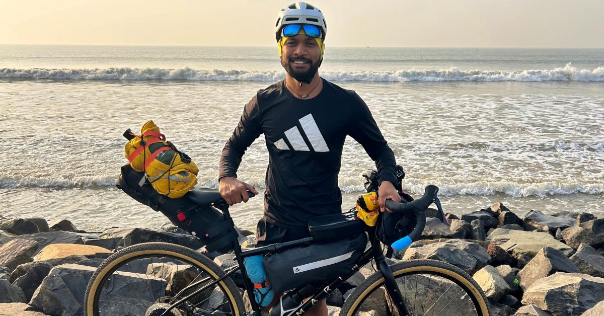 Jyotishko started his journey from sea level.