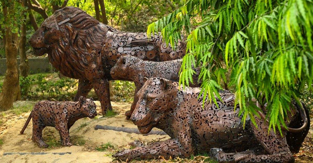 The structures not only promote sustainability but will also intrigue kids about wildlife and animals.
