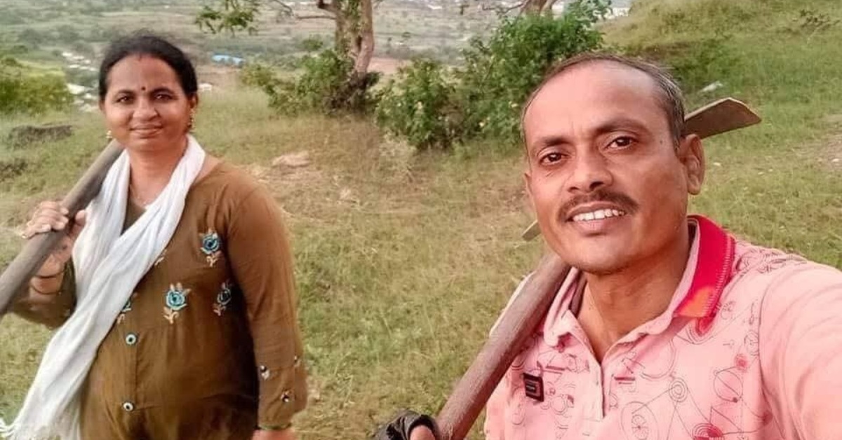 Ramesh and Swati Kharmale shoulder the hard work of restoring water and life to Junnar’s dry hills.
