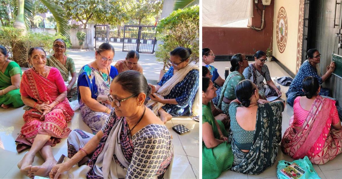 This Inspiring Surat Woman Is Spending Her Savings To Teach 120 Elderly Women To Read