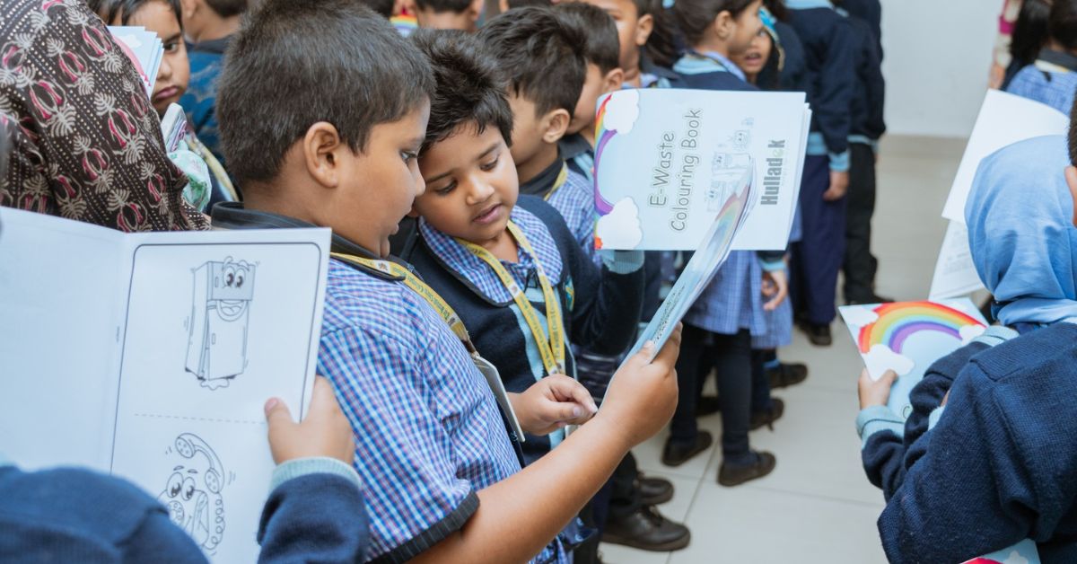 Students manage the e-waste collection, participating through volunteering and engaging their peers with creative campaigns and competitions.