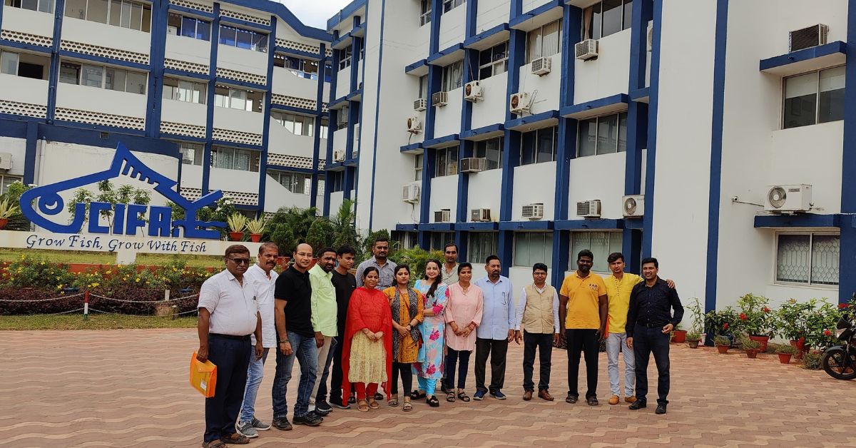 Gaurav attended a five-day training at the Central Institute for Freshwater Aquaculture (CIFA) in Odisha.