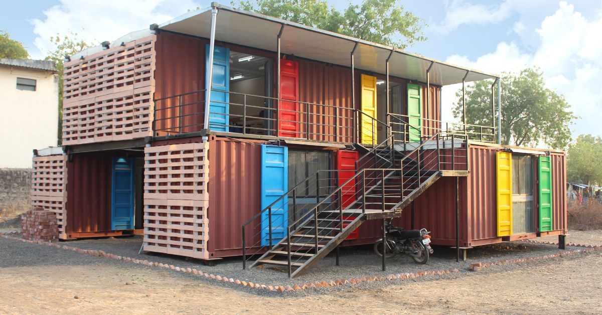 SAGI Architects has been championing metal as a building material through the host of projects they undertake, one such project is the Pratham mini campus in Aurangabad 