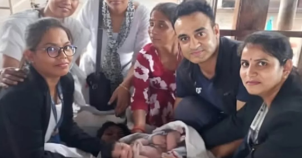 Without any medical kit or prepared space, Major Rohit Bachwala helped deliver a baby in Jhansi station; Picture source: Awesomeness is here Instagram