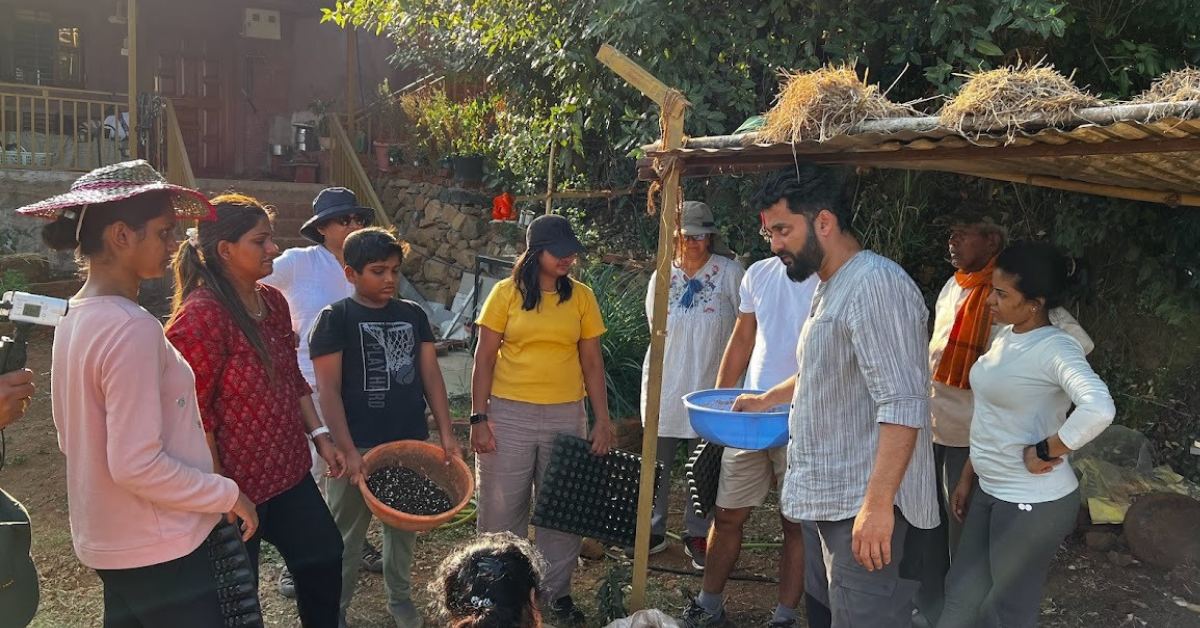 Since 2023, the couple has been hosting immersive three-day “Introduction to Permaculture” workshops for interested visitors