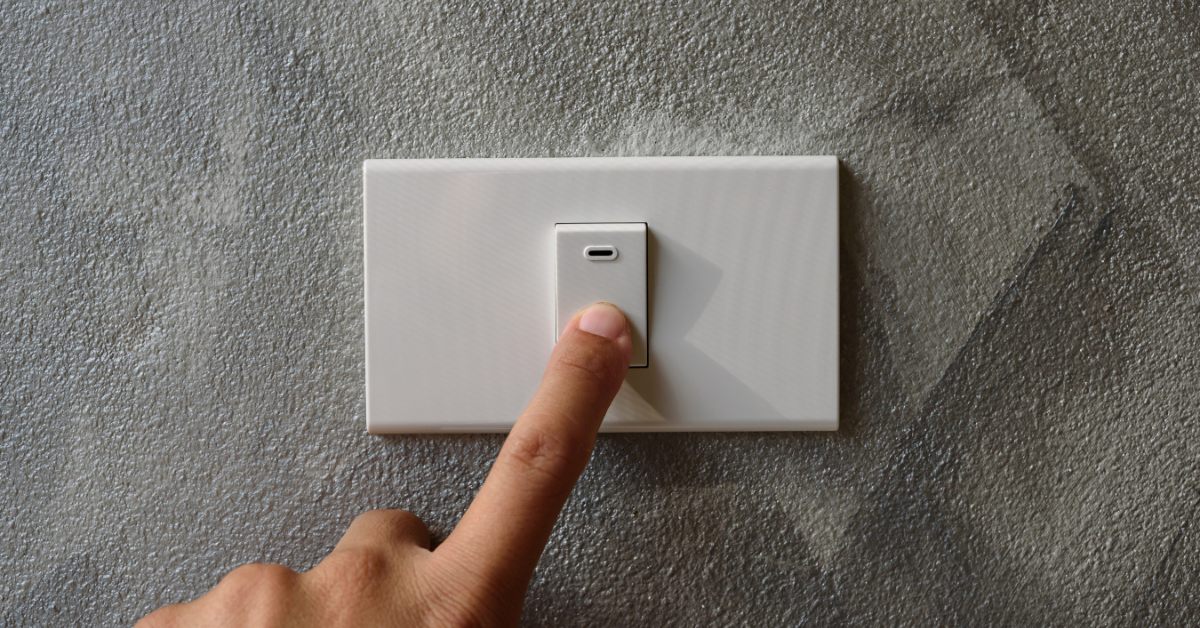 You should teach your kids to switch off lights and fans during the rainy season to reduce energy consumption; Picture source: Department of Energy