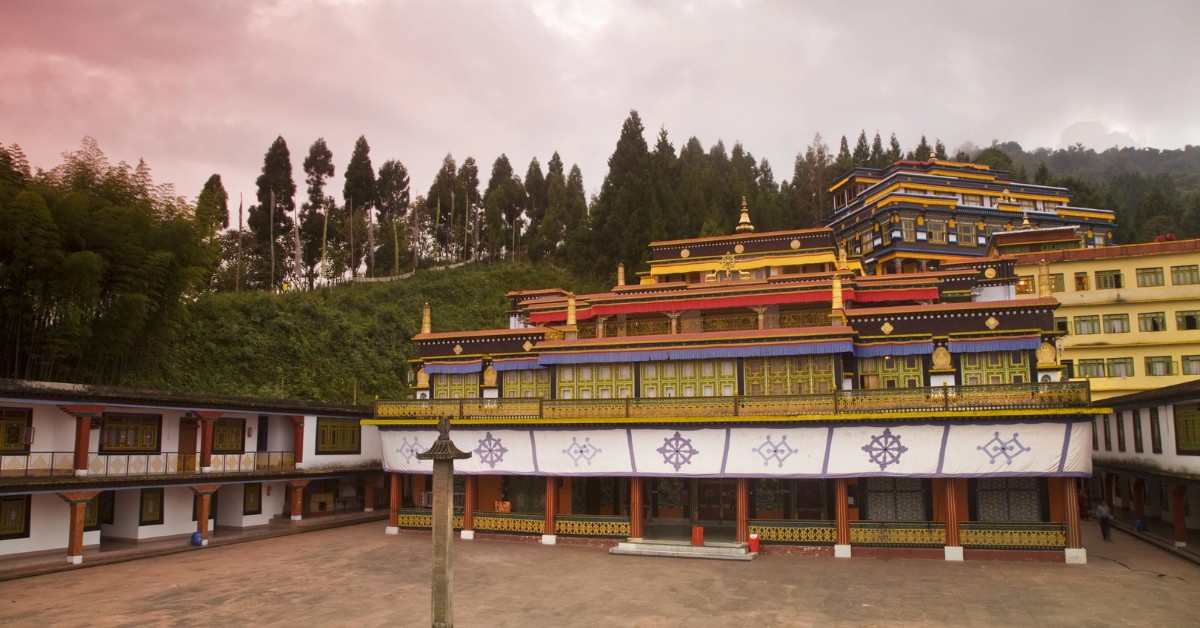 Your final day is dedicated to exploring one of Sikkim’s cultural treasures, the Rumtek Monastery; Picture source: Expedia