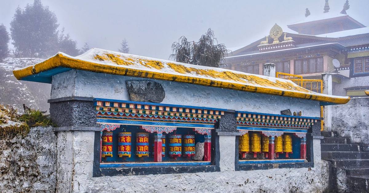 Do not forget to visit Tawang Monastery when you go to the place during the monsoon season; Picture source: Incredible India