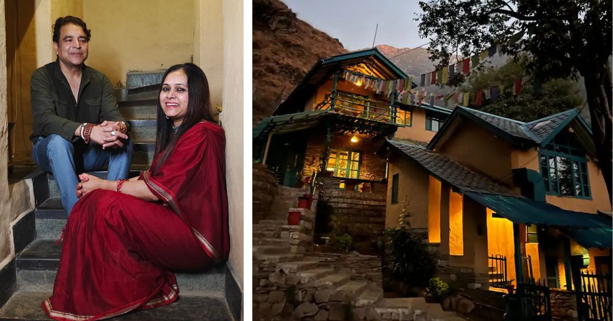 Raman Siddhartha and Manju relocated from London to Dharamshala to build a sustainable homestay.
