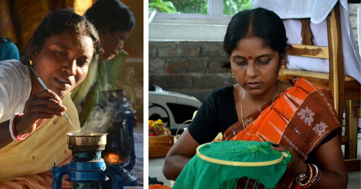 Moni Tudu (L) and Manju (R) are now able to be financially independent.