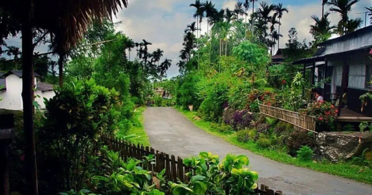 the village of Mawlynnong has gained fame as the cleanest village in Asia.
