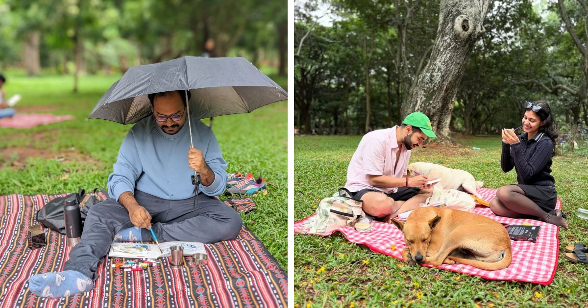 Cubbonpaints — a community-led art circle in Bengaluru that meets every Saturday morning, bringing people together to paint and share a creative space.