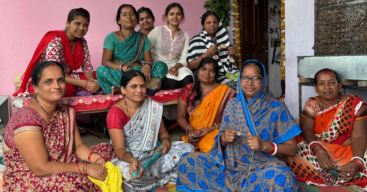 Geeta Keskar leads 16 women, weaving rakhis that bring dignity to her home and life to the earth.