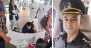 Army Doctor & Railway Staff Safely Deliver Baby On Footover Bridge With Just A Pocket Knife & Hair Pins!
