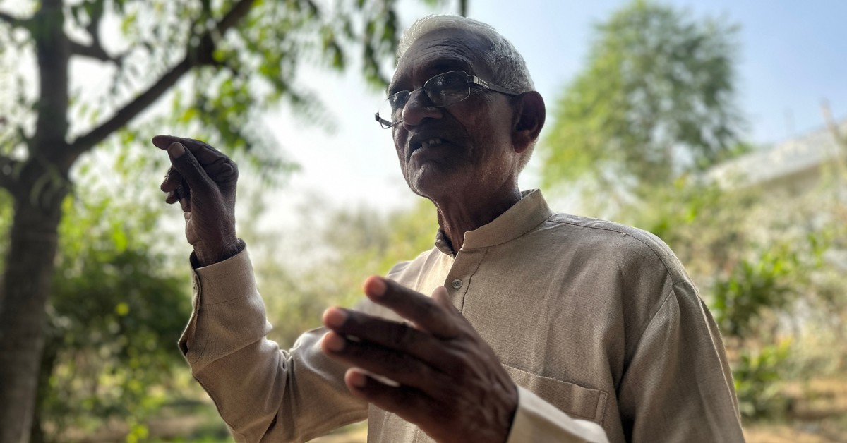 Since 2020, Sundaram has trained farmers across states in the “1 Rupee per Litre Water” method to fight drought.